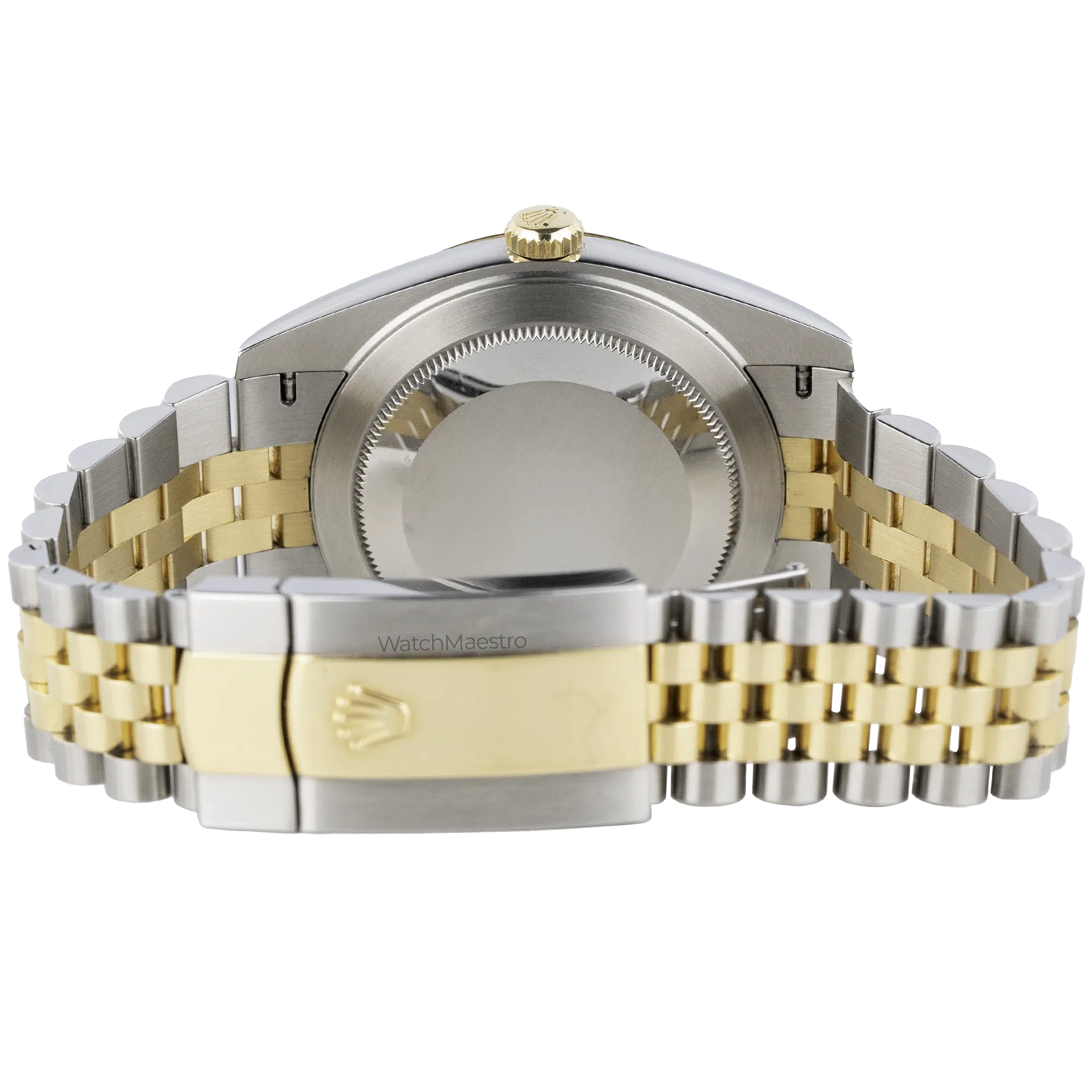 Rolex Datejust Two Tone Black Diamond 6