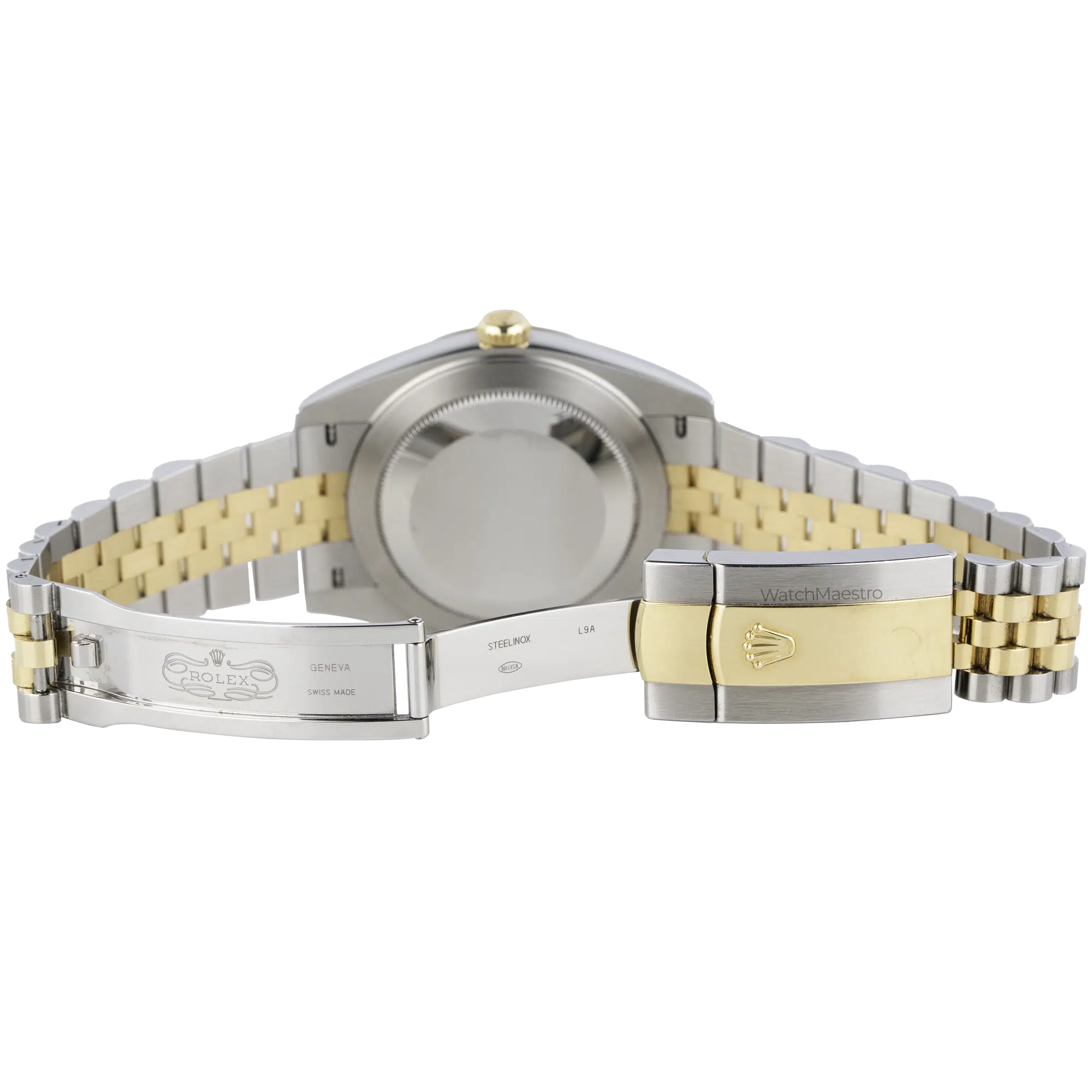 Rolex Datejust Two Tone Black Diamond 9