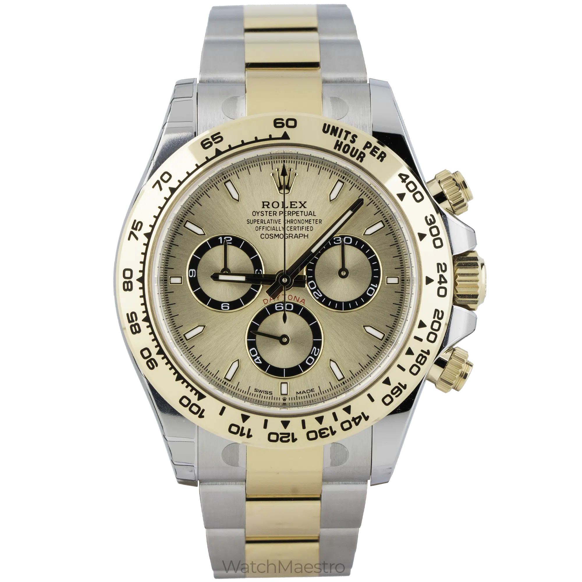 Rolex Daytona Two Tone Champ New 7