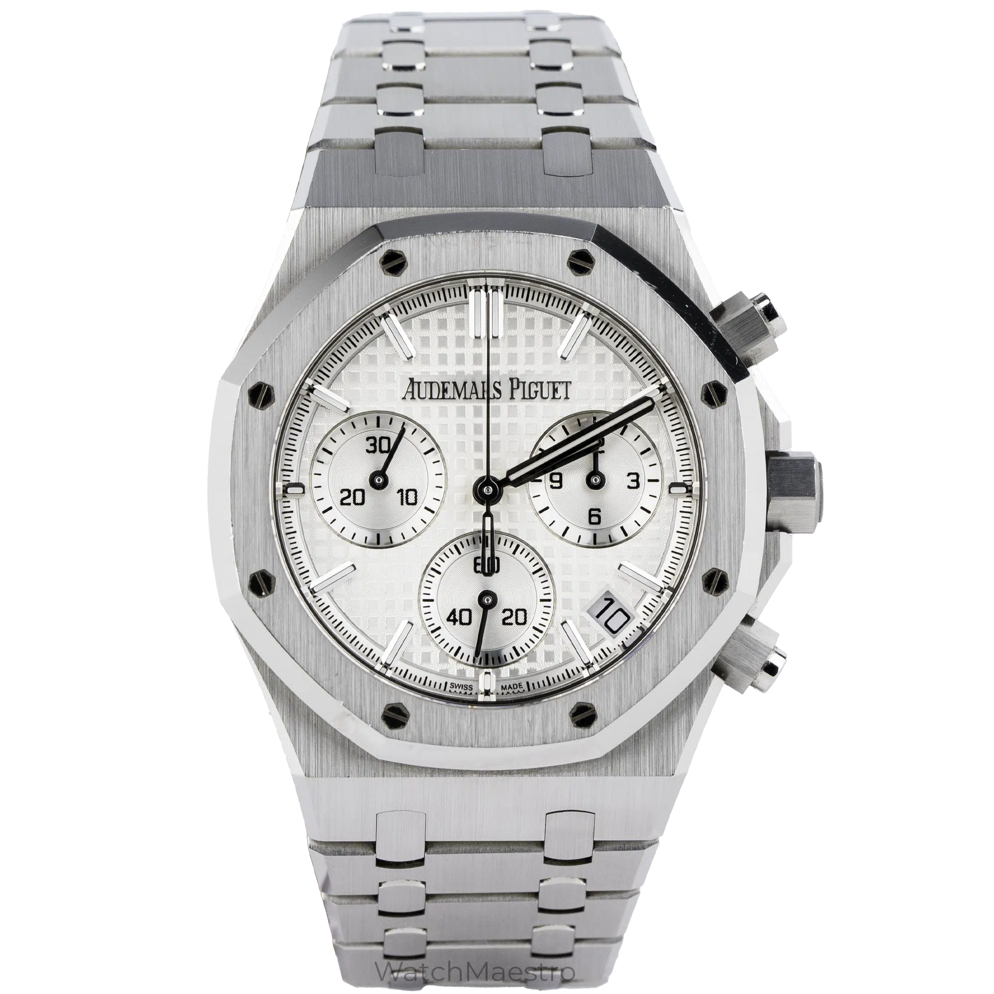 AP Royal Oak White Chrono 2023 used (1)