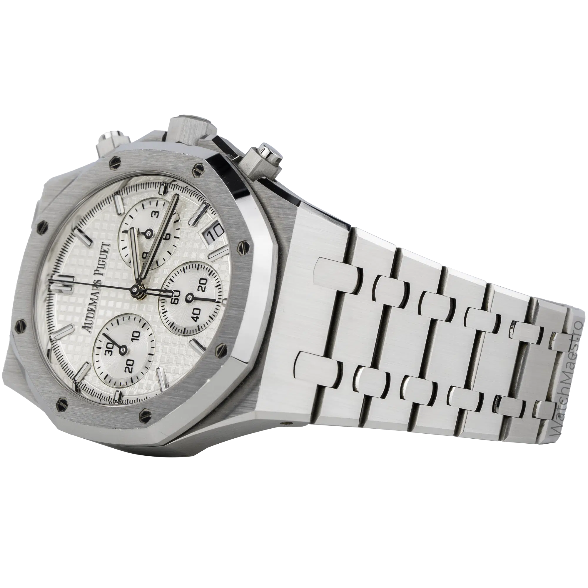 AP Royal Oak White Chrono 2023 used (3)