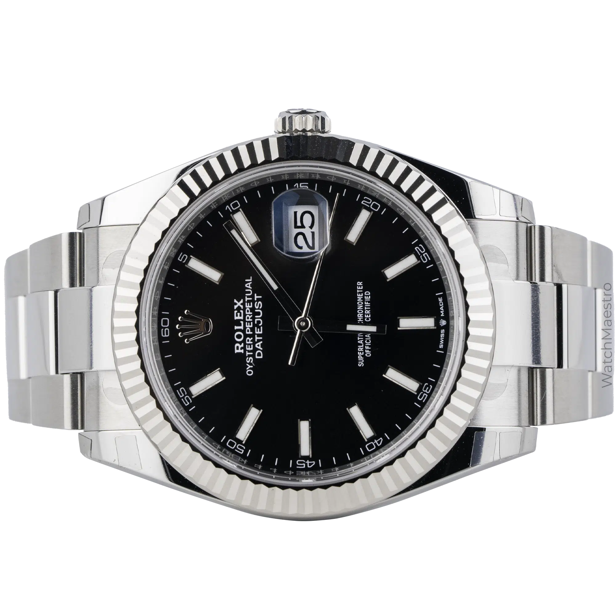 Rolex Datejust 41 Black Fluted Oyster (2)