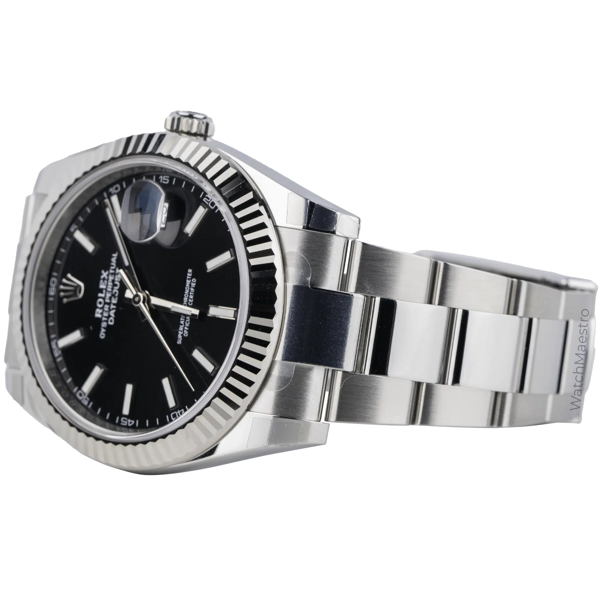 Rolex Datejust 41 Black Fluted Oyster (3)