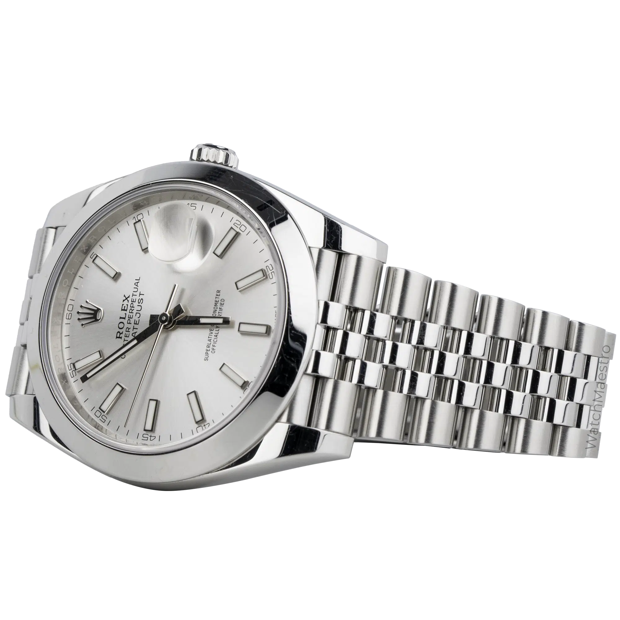 Rolex Datejust 41 Silver Smooth Jubilee (3)