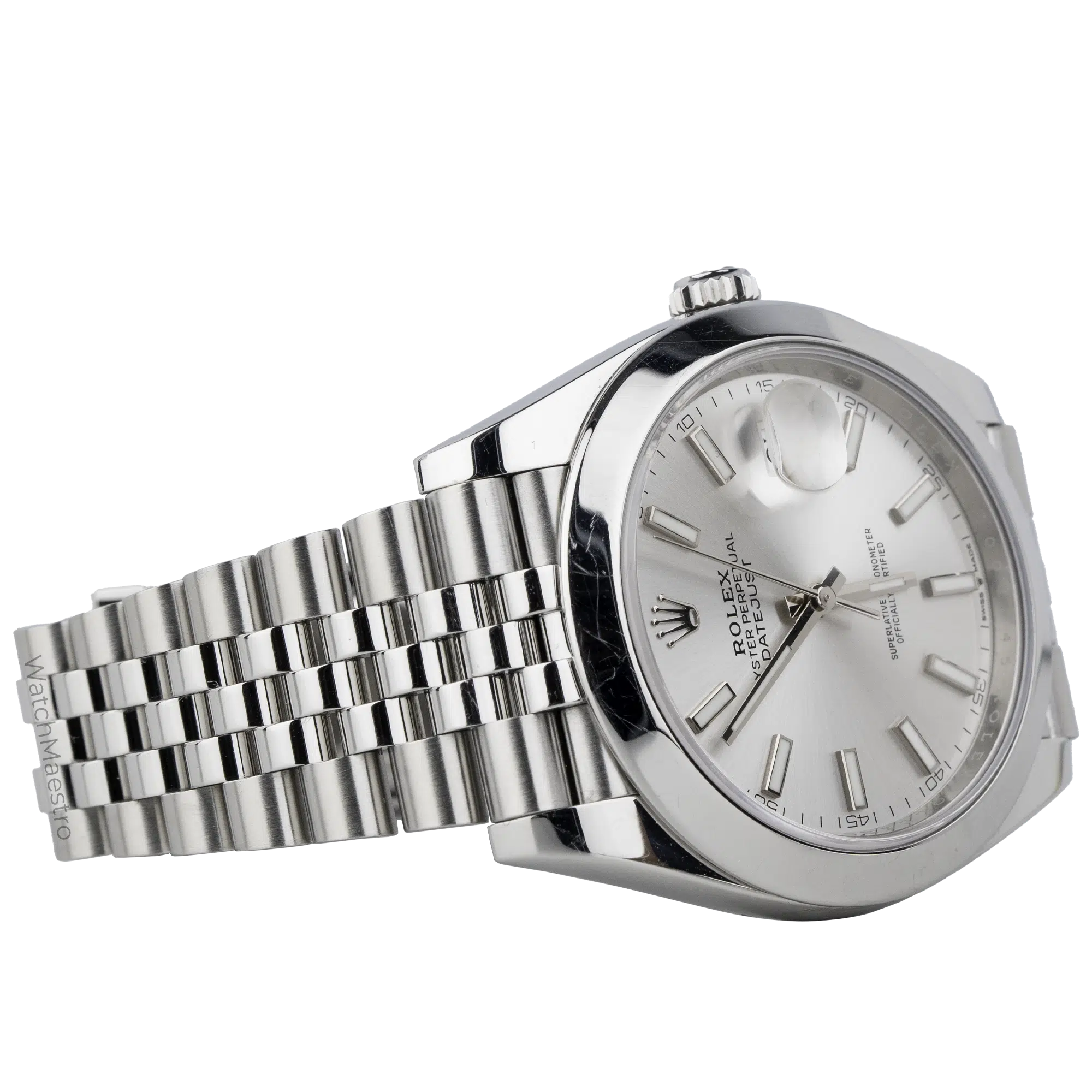 Rolex Datejust 41 Silver Smooth Jubilee (4)