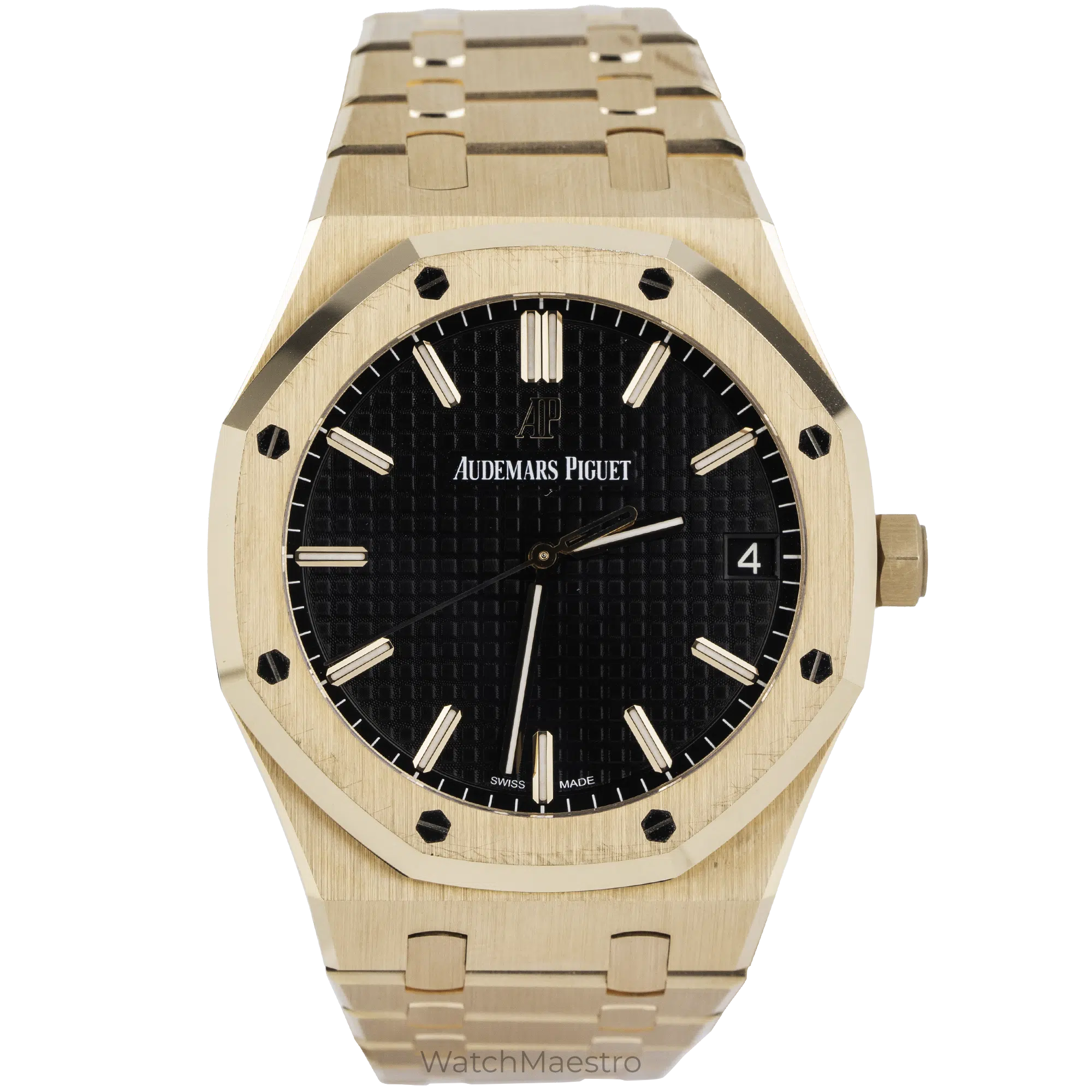 AP Royal Oak Rose Gold Black Dial (1)