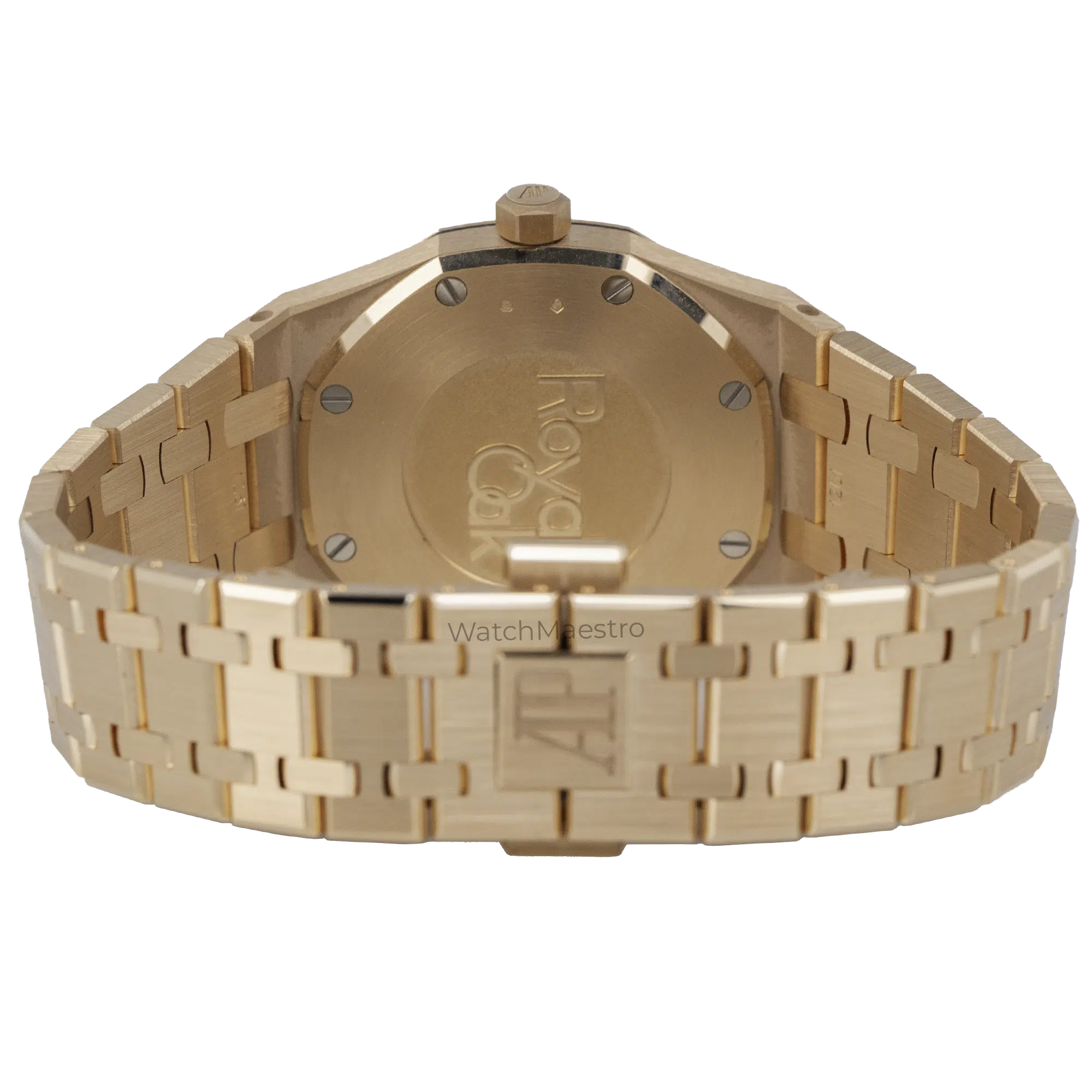 AP Royal Oak Rose Gold Blue Dial Diamond Bezel (6)