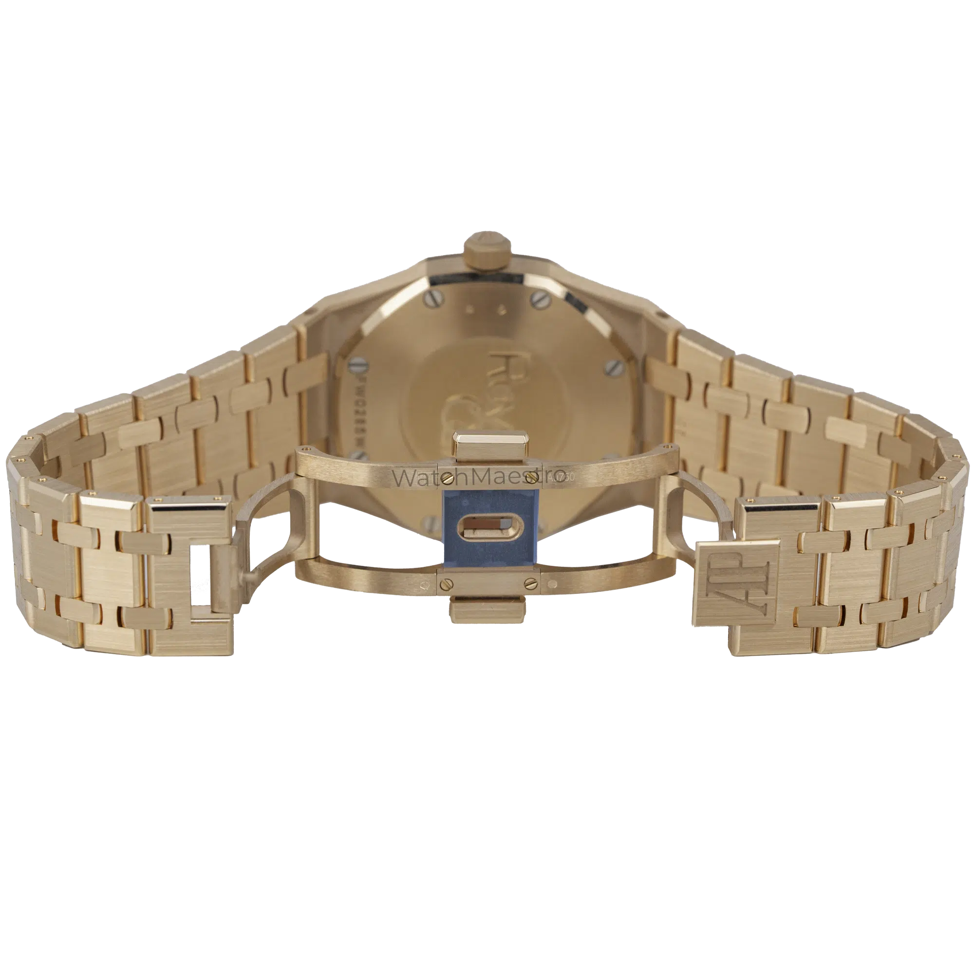 AP Royal Oak Rose Gold Blue Dial Diamond Bezel (8)