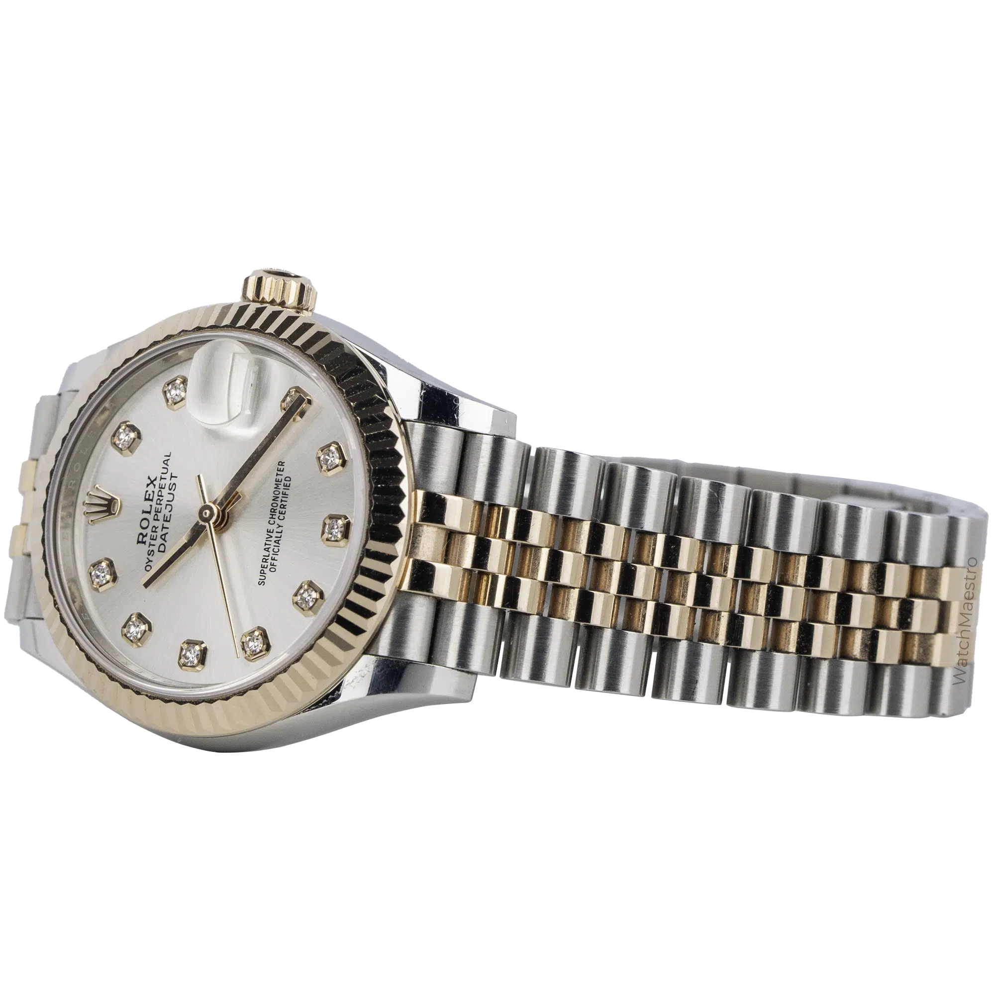 Rolex Datejust 31 Silver Diamond Used (3)