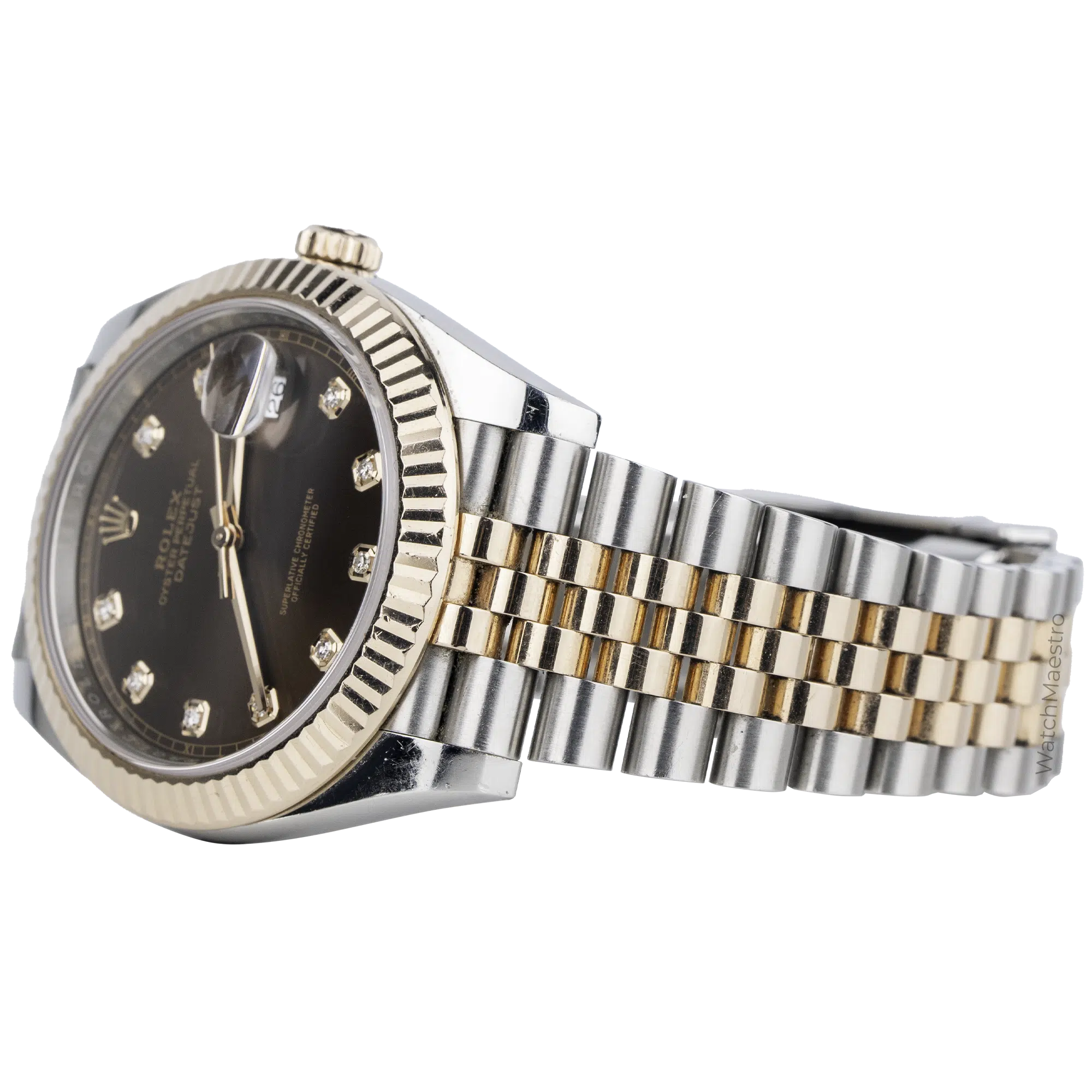Rolex Datejust 41 Chocolate Diamond Everose (9)
