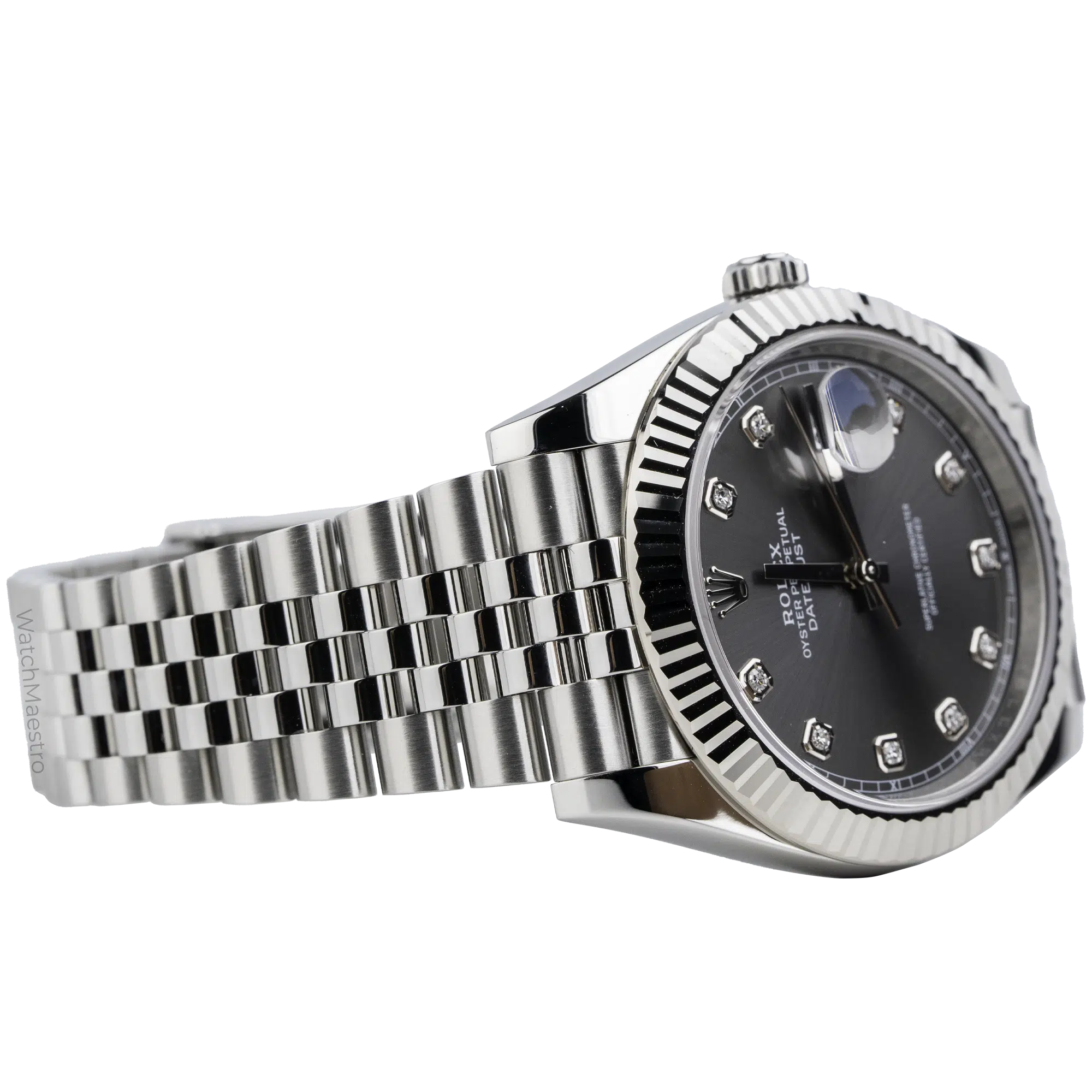 Rolex Datejust 41 Grey Diamond Dial Jubilee (4)