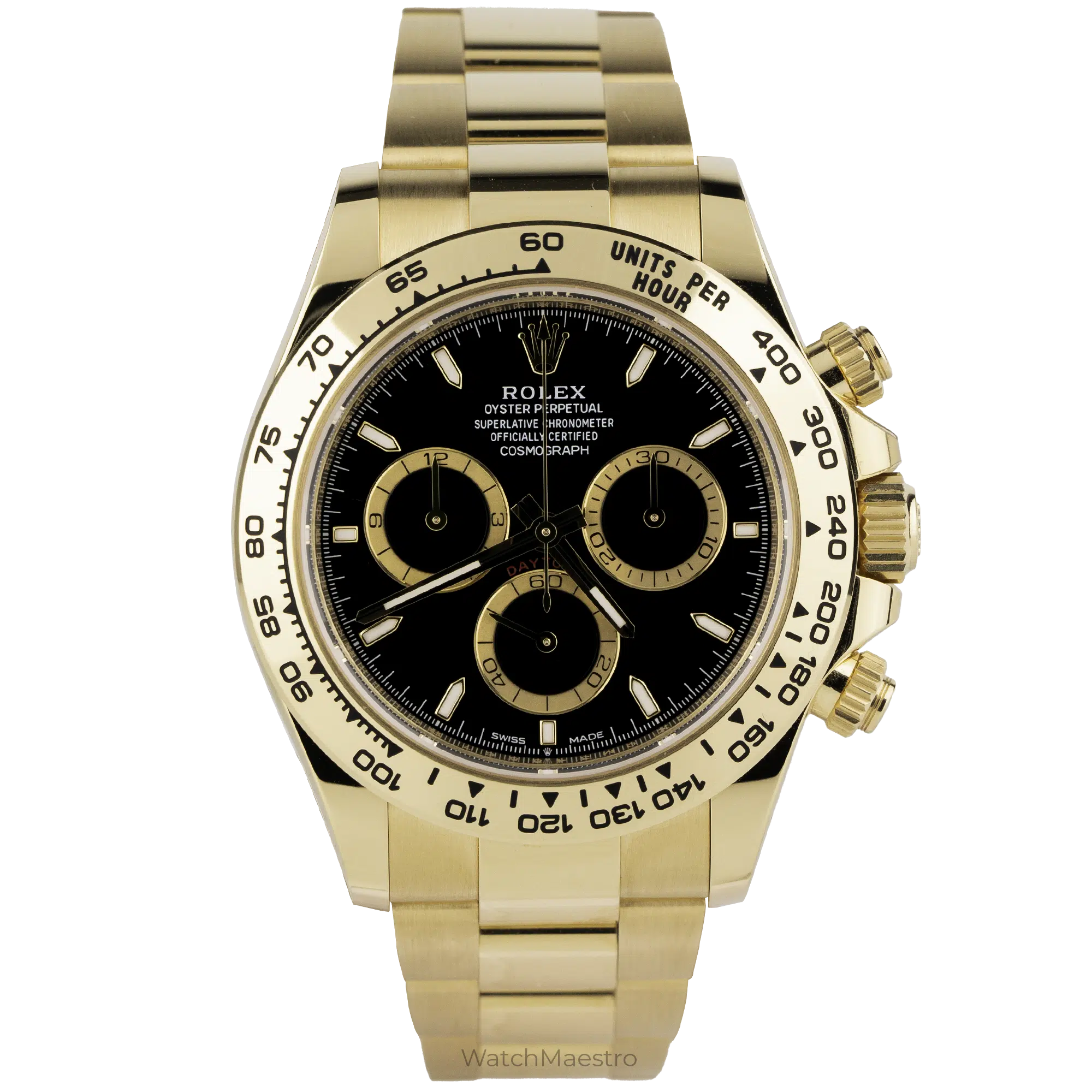 Rolex Daytona Yellow Gold Black Dial (1)