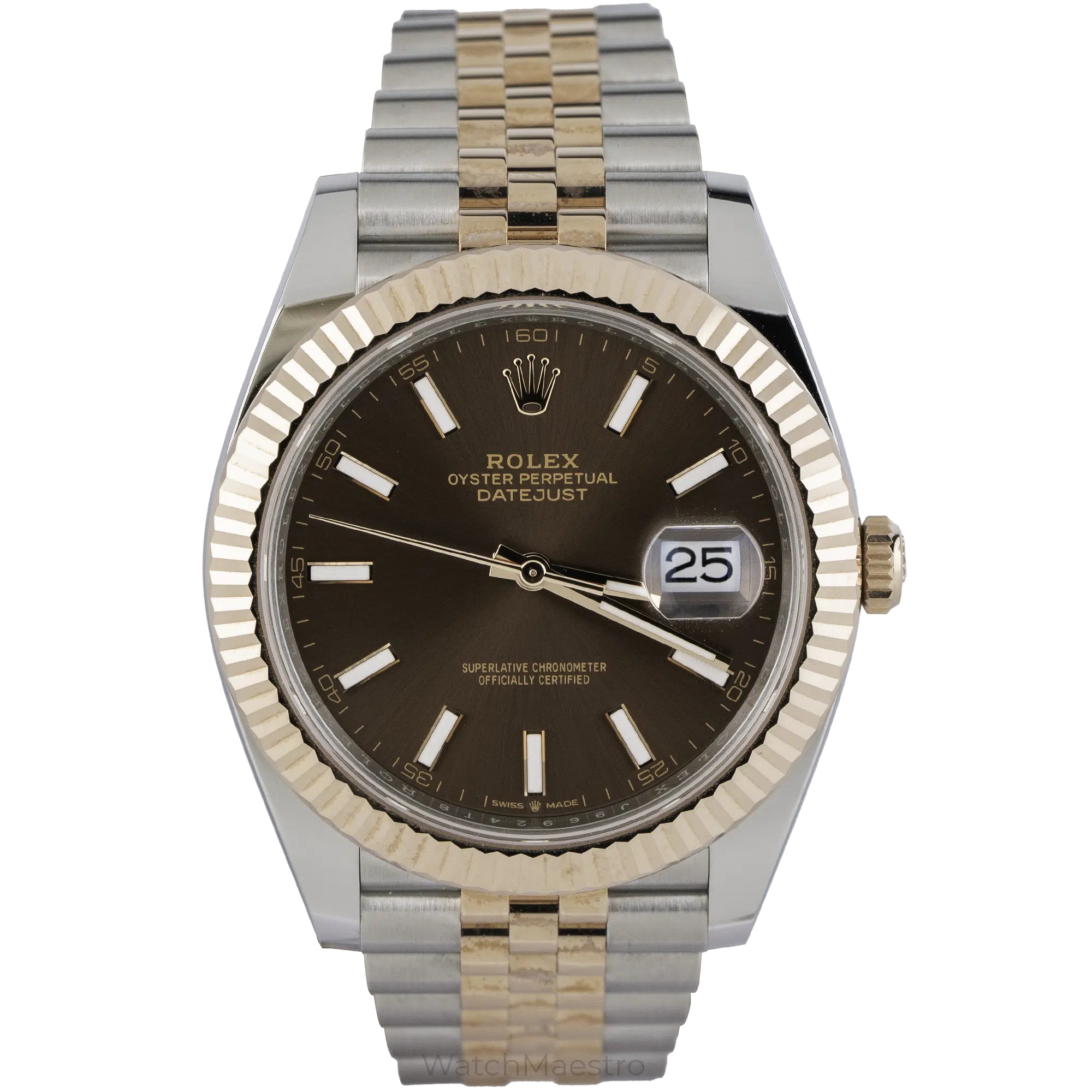 Rolex Datejust 41 Two Tone Choco (1)