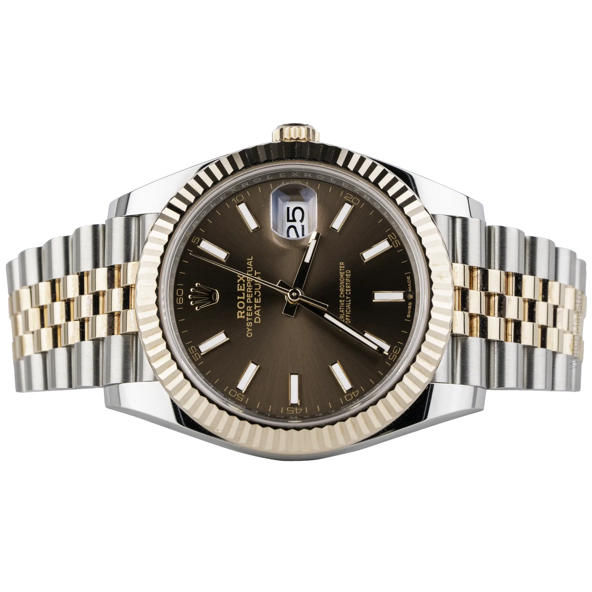 Rolex Datejust 41 Two Tone Choco (2)