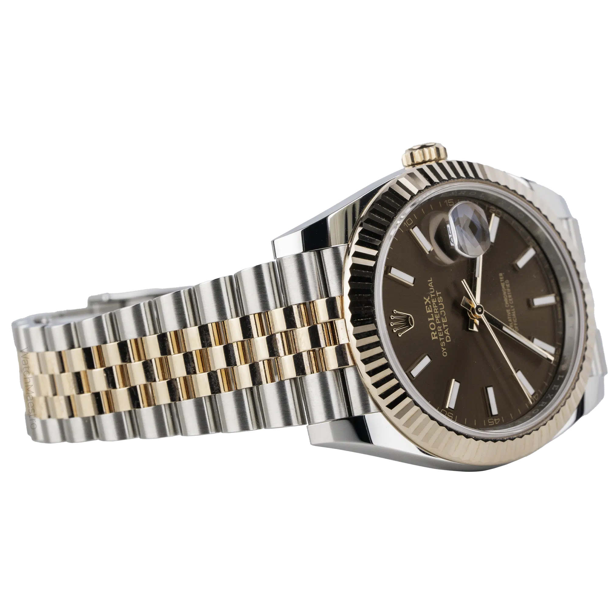 Rolex Datejust 41 Two Tone Choco (4)