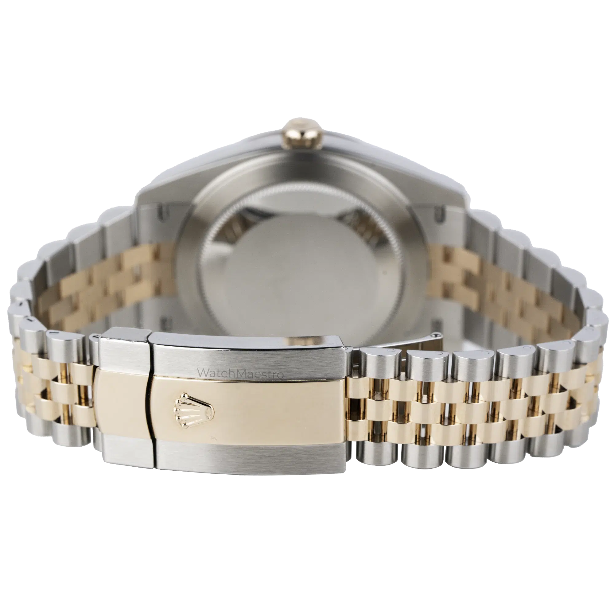 Rolex Datejust 41 Two Tone Sundust Smooth Bezel (5)