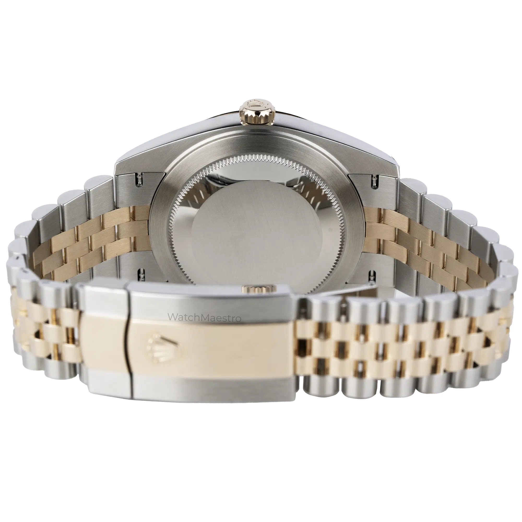 Rolex Datejust 41 Two Tone Sundust Smooth Bezel (6)