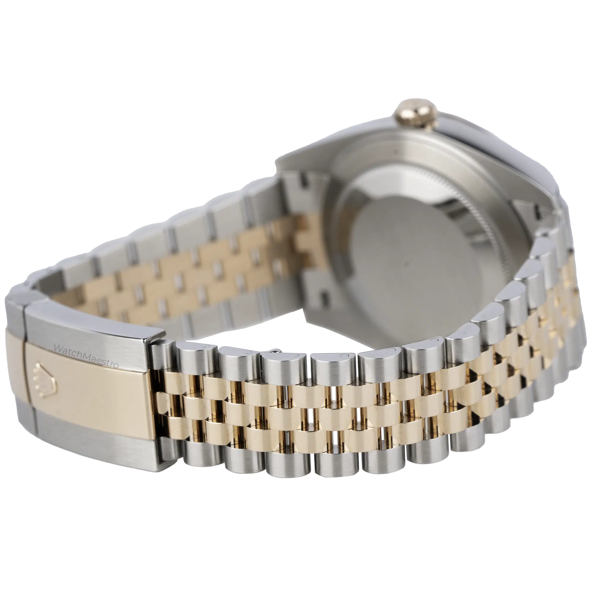 Rolex Datejust 41 Two Tone Sundust Smooth Bezel (7)