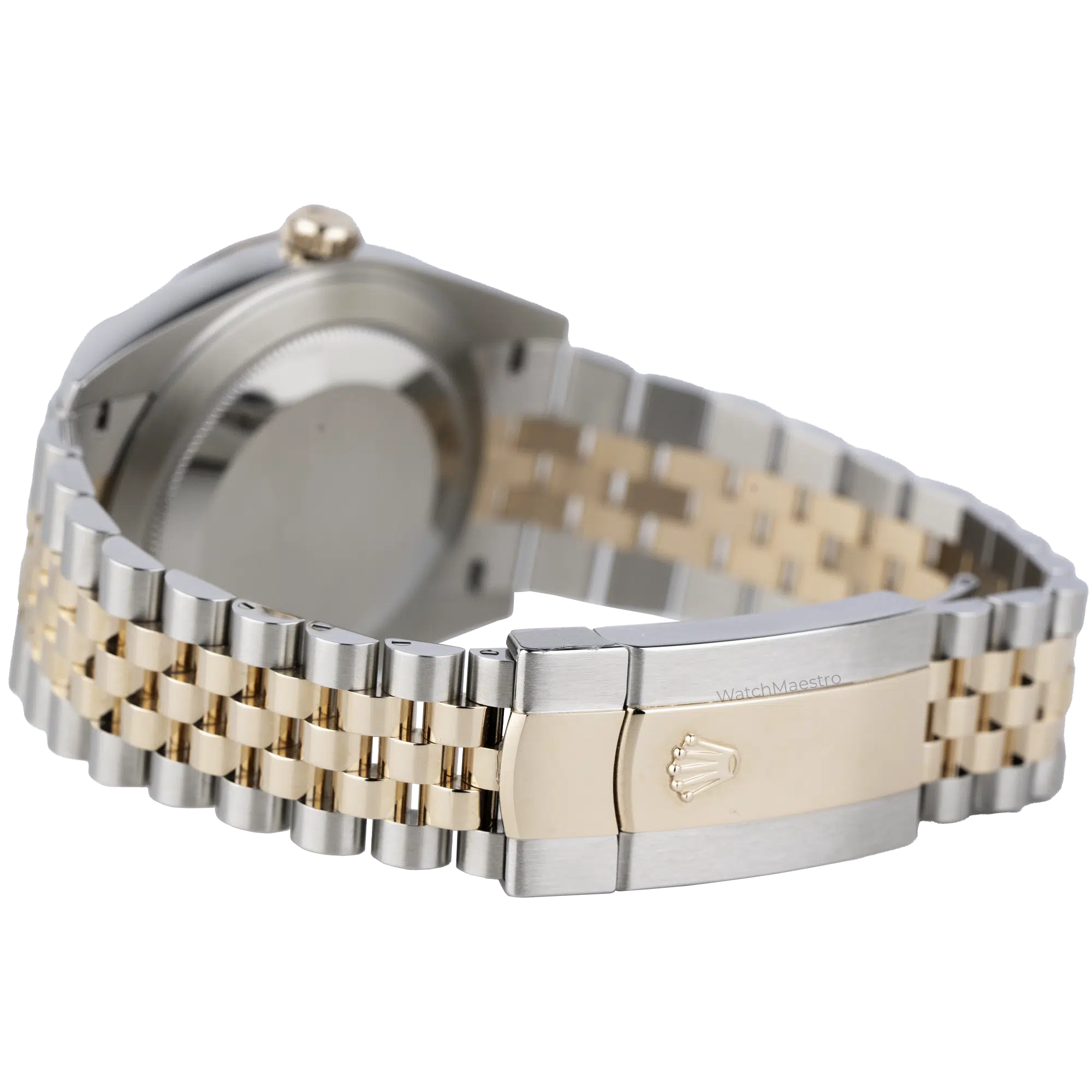 Rolex Datejust 41 Two Tone Sundust Smooth Bezel (8)