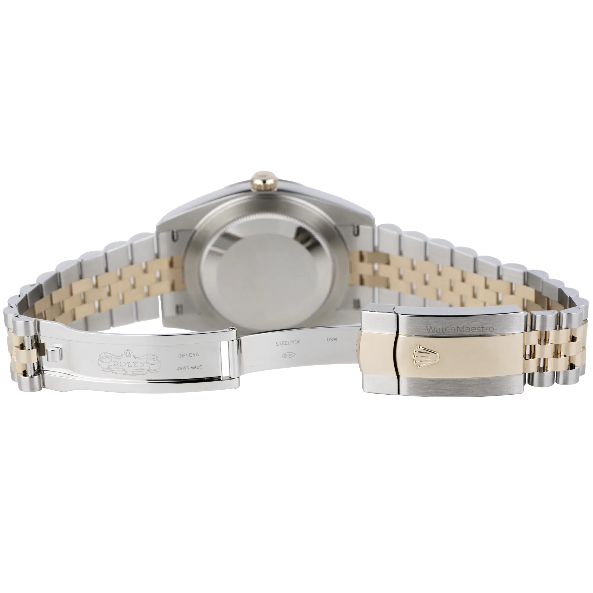 Rolex Datejust 41 Two Tone Sundust Smooth Bezel (9)