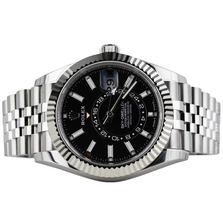 ساعة رولكس سكاي دويلر ذات المينا السوداء جوبيلي (2)