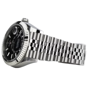 ساعة رولكس سكاي دويلر ذات المينا السوداء جوبيلي (3)