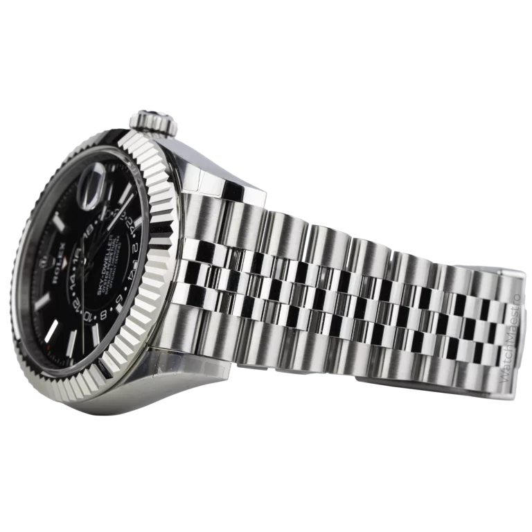 ساعة رولكس سكاي دويلر ذات المينا السوداء جوبيلي (3)