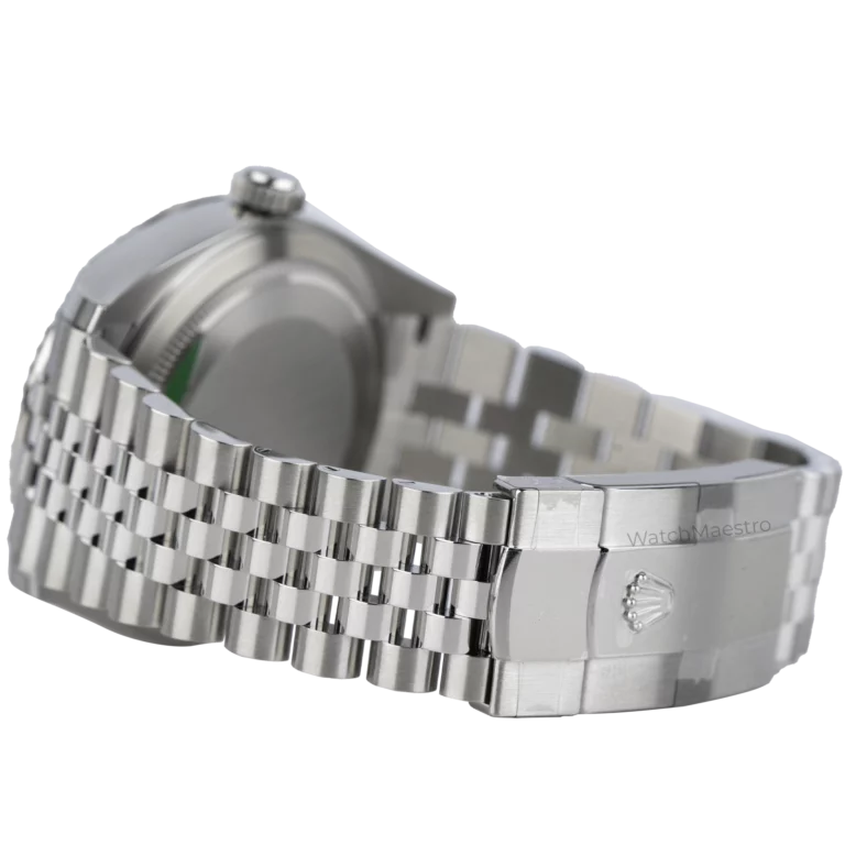 ساعة رولكس سكاي دويلر ذات المينا السوداء جوبيلي (8)