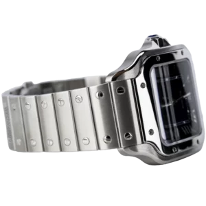 Cartier Santos Steel Blue Dial (4)