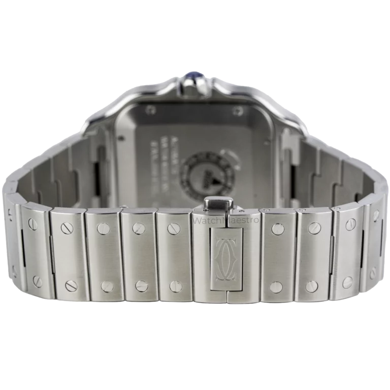 Cartier Santos Steel Blue Dial (5)