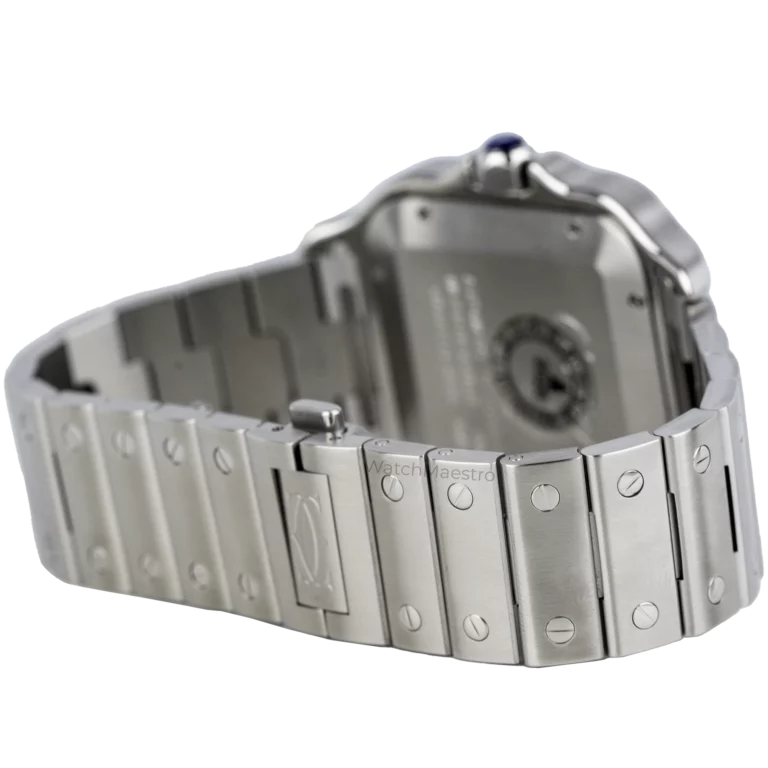 Cartier Santos Steel Blue Dial (6)
