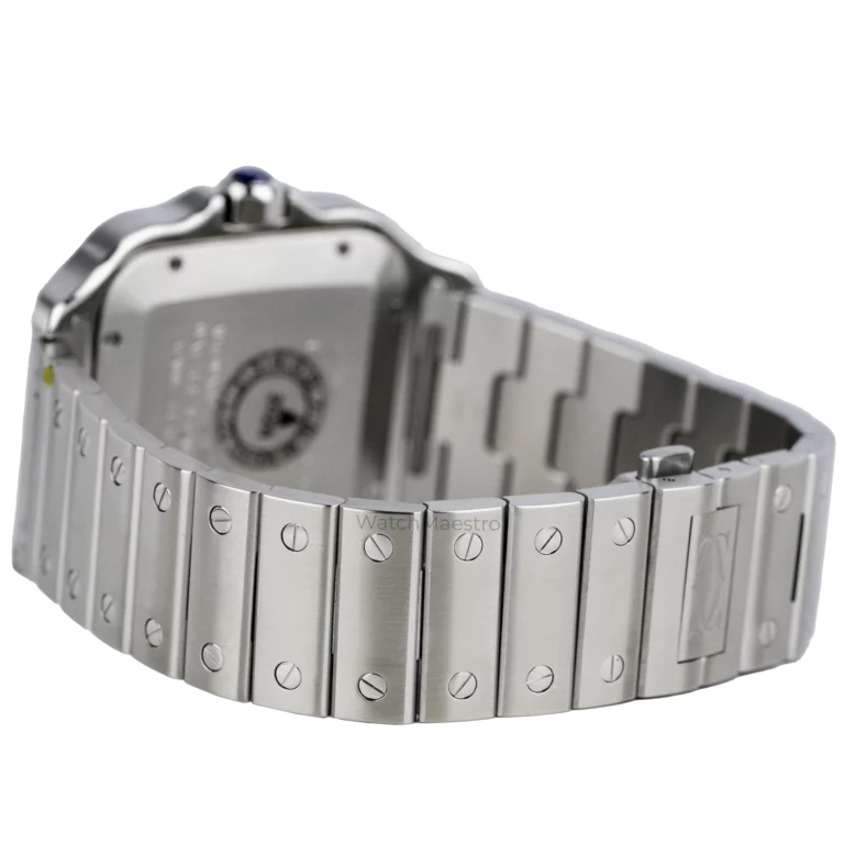 Cartier Santos Steel Blue Dial (7)