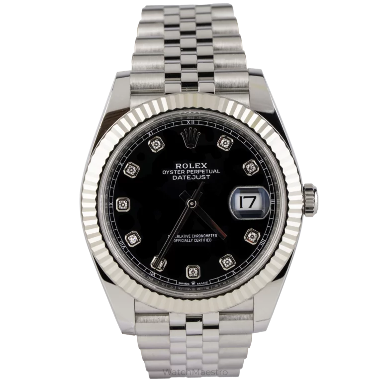 Rolex Datejust 41 Black Diamond Jubilee Fluted (1)
