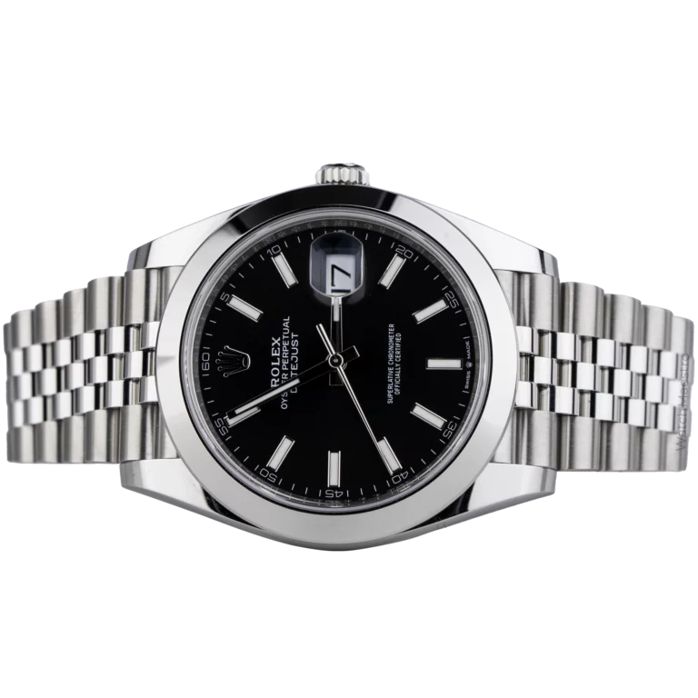 Rolex Datejust 41 Black Smooth Jubilee (2)