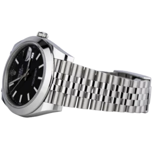 Rolex Datejust 41 Black Smooth Jubilee (3)