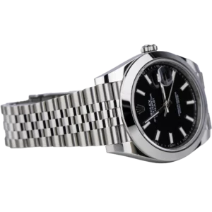 Rolex Datejust 41 Black Smooth Jubilee (4)