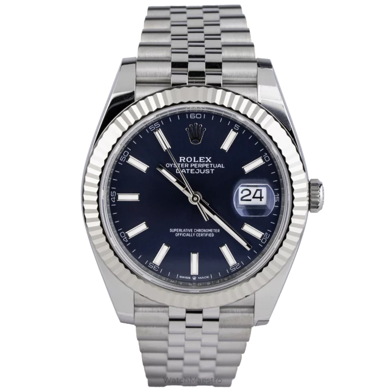 Rolex Datejust 41 Blue Jubilee Fluted 2025 New (1)