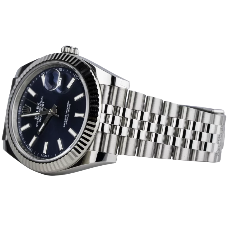 Rolex Datejust 41 Blue Jubilee Fluted 2025 New (3)