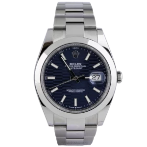 رولكس ديت جست 41 بإطار ناعم باللون الأزرق أويستر (1)