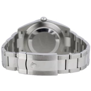 ساعة رولكس ديت جست 41 ذات الإطار الأملس باللون الأزرق أويستر (5)