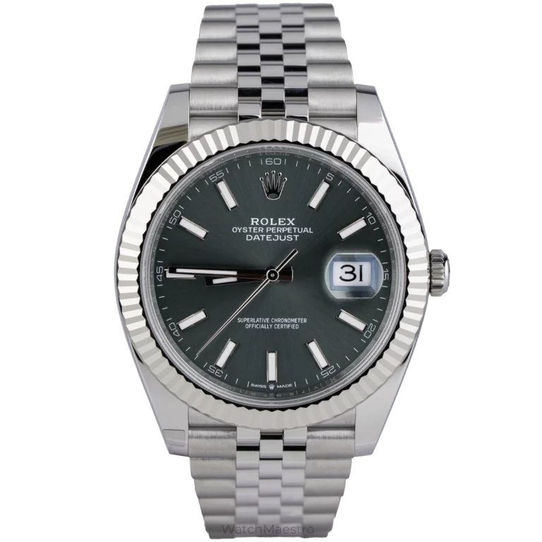 Rolex Datejust 41 Green Fluted Jubilee (1)