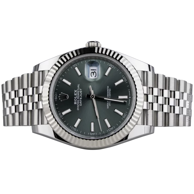 Rolex Datejust 41 Green Fluted Jubilee (2)