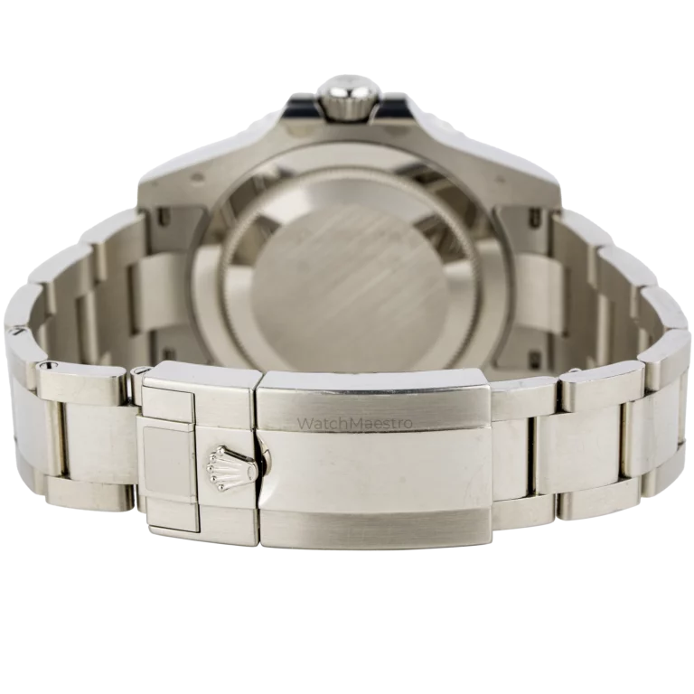 ساعة رولكس جي إم تي ماستر II من الذهب الأبيض ومينا زرقاء (5)