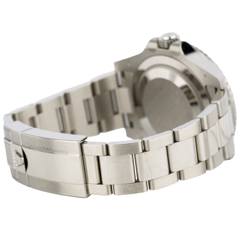 ساعة رولكس جي إم تي ماستر II من الذهب الأبيض ومينا زرقاء (7)