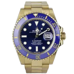 Rolex Submariner Full Yellow Gold Blue Dial (1)