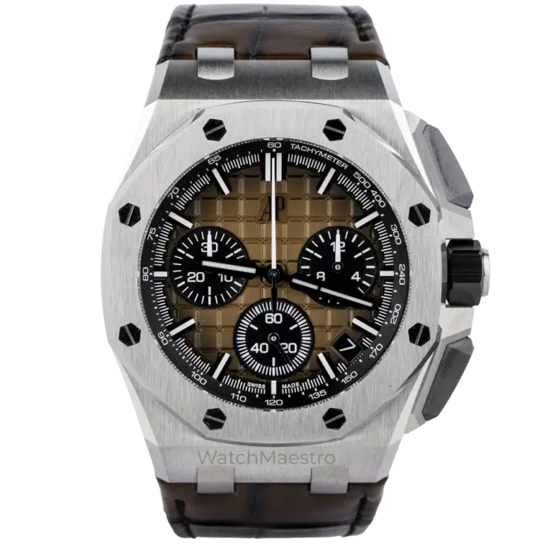 AP Royal Oak Offshore Brown Smoke Dial (1)