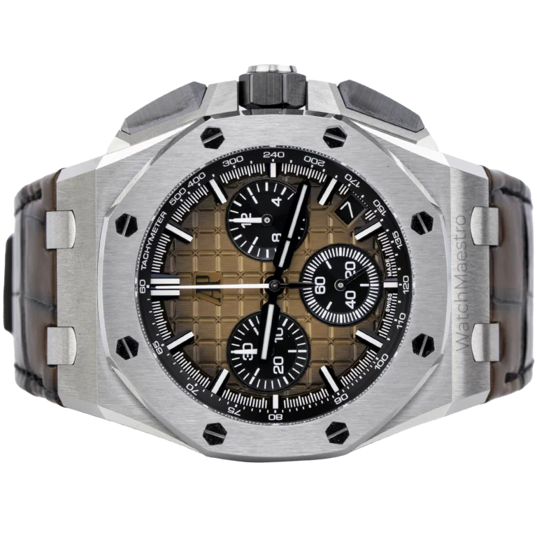 AP Royal Oak Offshore Brown Smoke Dial (2)