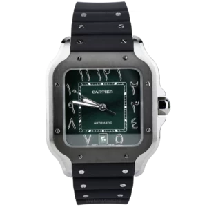 Cartier Santos Green Arabic (1)