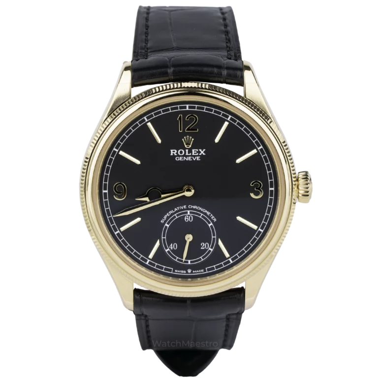 Rolex 1908 YG Matte Black (1)
