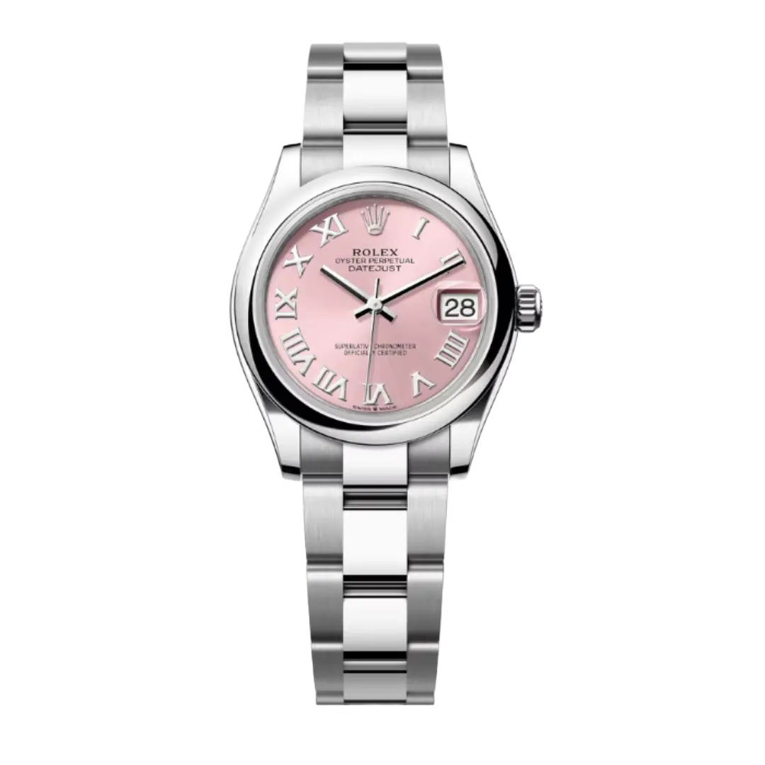 Rolex DJ 31 Pink Roman Smooth Oyster
